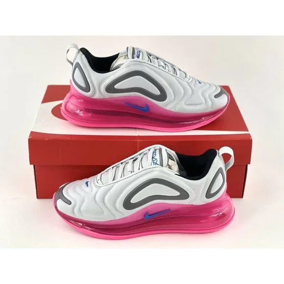 Nike Air Max 720 Gray Pink Youth Size 5Y Sneakers Shoes Youth NO SHOE BOX - Picture 1 of 11